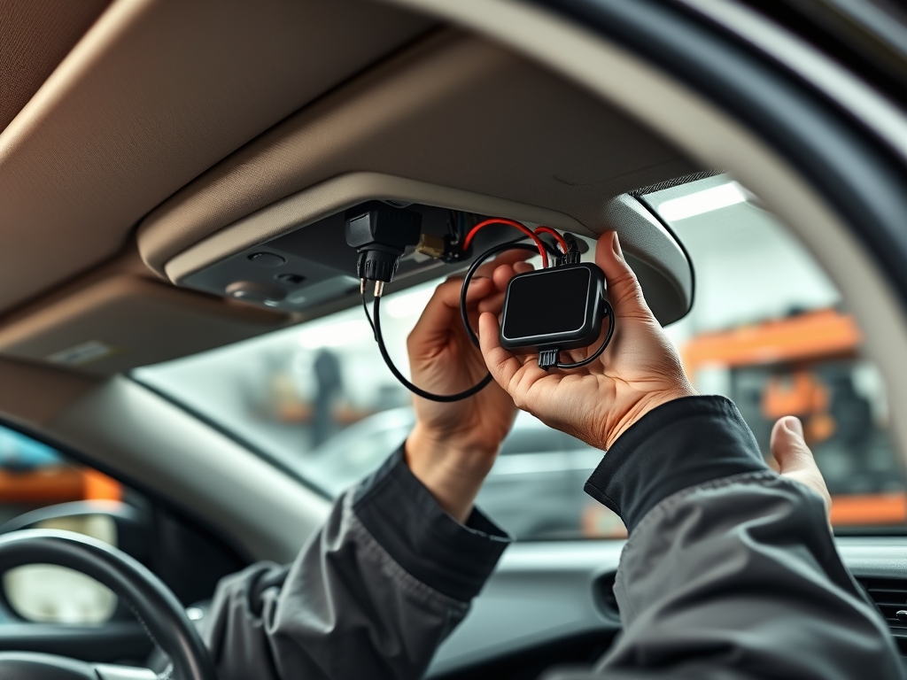 نصب یک ردیاب کوچک و هوشمند GPS روی خودرو برای افزایش امنیت ناوگان